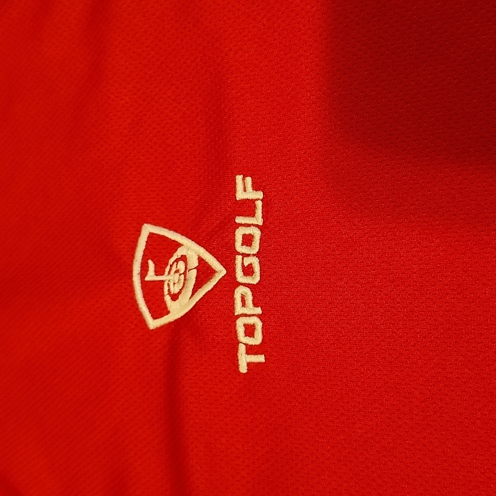 Top Golf Red Polo - Medium Activewear - Picture 3 of 11